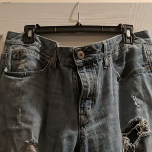 Boyfriend fit crop jeans